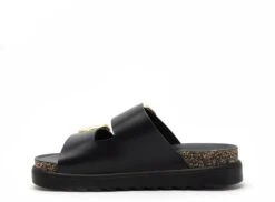 Yokono Mules Et Sabots Plats Femme Tunez 130 Noir -REN Chaussures Magasin 3060501 3