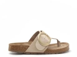 Yokono Mules Et Sabots Plats Femme Granada 704 Nub Beige