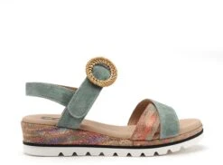 Gr Nu Pieds Talons Femme Magnabe Multicolore