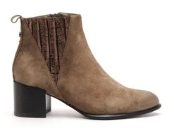 Fugitive Boots Bottine Talons Femme Flak Beige