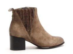 Fugitive Boots Bottine Talons Femme Flak Beige -REN Chaussures Magasin 9824601 5