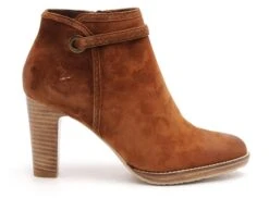 Fugitive Boots Bottine Talons Femme Aslo Marron