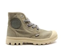 Palladium Boots Bottine Plates Femme Womens Pampa Hi Kaki