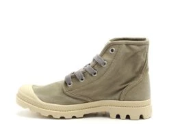 Palladium Boots Bottine Plates Femme Womens Pampa Hi Kaki -REN Chaussures Magasin 9909302 3
