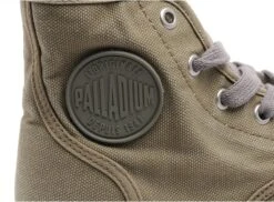 Palladium Boots Bottine Plates Femme Womens Pampa Hi Kaki -REN Chaussures Magasin 9909302 6