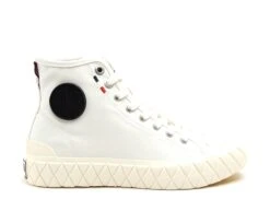 Palladium Boots Bottine Femme Palla Ace Canvas Mid Blanc