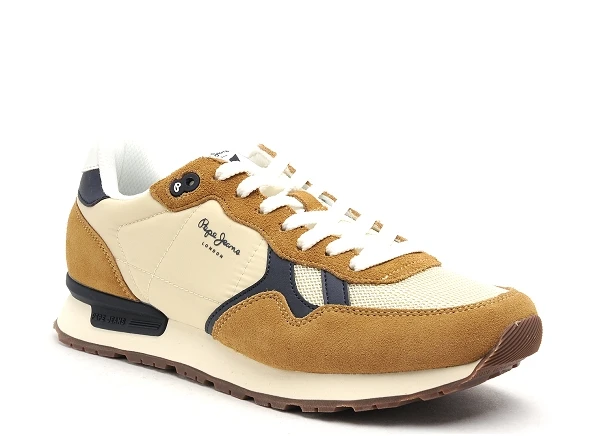 Pepe Jeans Basses Homme Brit Heritage Beige 2 Pepe Jeans Basses Homme Brit Heritage Beige – Image 2