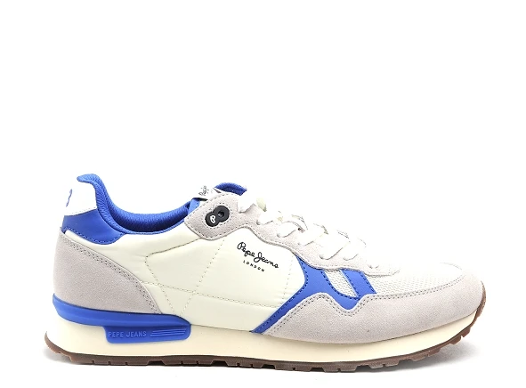 Pepe Jeans Basses Homme Brit Heritage Blanc 1 Pepe Jeans Basses Homme Brit Heritage Blanc