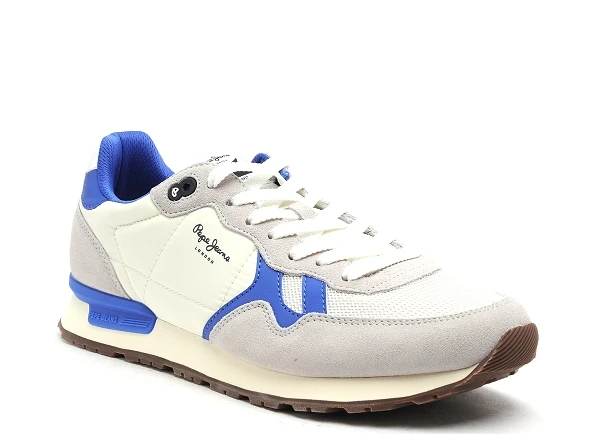 Pepe Jeans Basses Homme Brit Heritage Blanc 2 Pepe Jeans Basses Homme Brit Heritage Blanc – Image 2