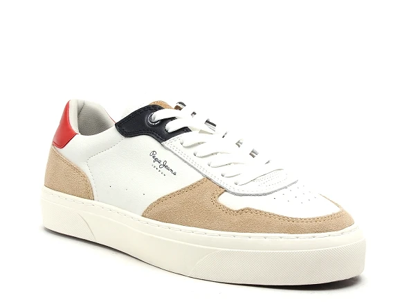 Pepe Jeans Basses Homme Yogi Street Blanc 2 Pepe Jeans Basses Homme Yogi Street Blanc – Image 2
