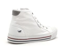 Mustang Boots Bottine Femme 1420504 Blanc -REN Chaussures Magasin 9923103 5