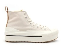 Victoria Boots Bottine Femme Tribu Dob Lona Piez 1061122 Beige