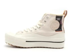 Victoria Boots Bottine Femme Tribu Dob Lona Piez 1061122 Beige -REN Chaussures Magasin 9925101 3