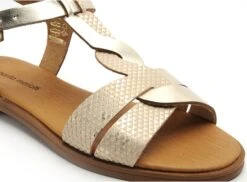 Margarita Mariotti Nu Pieds Plats Femme 11756 Or -REN Chaussures Magasin 9942801 6