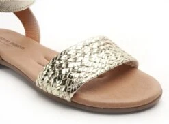 Margarita Mariotti Nu Pieds Plats Femme G217 Or -REN Chaussures Magasin 9943102 6