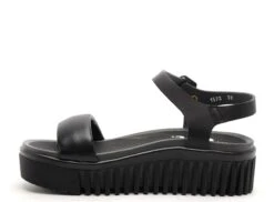 *art Art Nu Pieds Plats Femme Brithon 1572 Noir -REN Chaussures Magasin 9944002 3