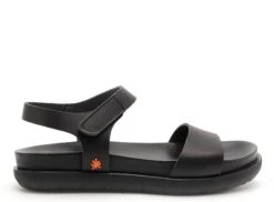 *art Art Nu Pieds Plats Femme Rennes 1720 Noir