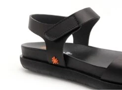 *art Art Nu Pieds Plats Femme Rennes 1720 Noir -REN Chaussures Magasin 9944101 6