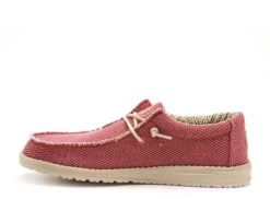 Dude Basses Homme Wally Braided Rouge -REN Chaussures Magasin 9945803 3