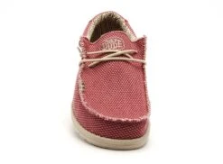 Dude Basses Homme Wally Braided Rouge -REN Chaussures Magasin 9945803 4