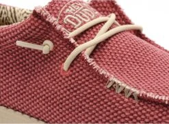 Dude Basses Homme Wally Braided Rouge -REN Chaussures Magasin 9945803 6