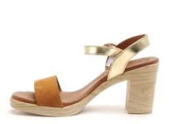 Eva Frutos Nu Pieds Talons Femme 990 Marron -REN Chaussures Magasin 9947302 3