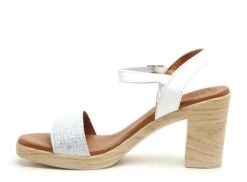 Eva Frutos Nu Pieds Talons Femme 990 Blanc -REN Chaussures Magasin 9947401 3