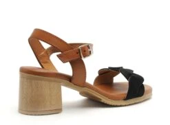 Eva Frutos Nu Pieds Talons Femme 3439 Noir -REN Chaussures Magasin 9947501 5