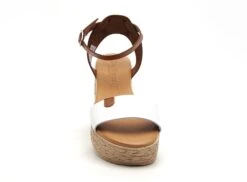 Eva Frutos Nu Pieds Plats Femme 752 Blanc -REN Chaussures Magasin 9948302 4