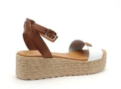 Eva Frutos Nu Pieds Plats Femme 752 Blanc -REN Chaussures Magasin 9948302 5