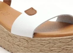 Eva Frutos Nu Pieds Plats Femme 752 Blanc -REN Chaussures Magasin 9948302 6