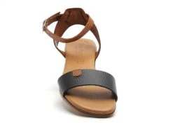 Eva Frutos Nu Pieds Plats Femme 3052 Noir -REN Chaussures Magasin 9948804 4