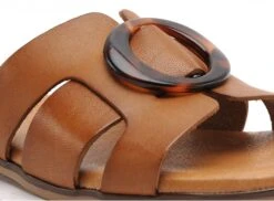 Eva Frutos Mules Et Sabots Plats Femme 3064 Marron -REN Chaussures Magasin 9949101 6