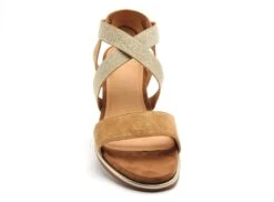 Mamzelle Nu Pieds Talons Femme Naf Beige -REN Chaussures Magasin 9950101 4