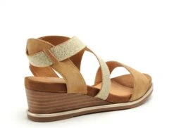 Mamzelle Nu Pieds Talons Femme Naf Beige -REN Chaussures Magasin 9950101 5