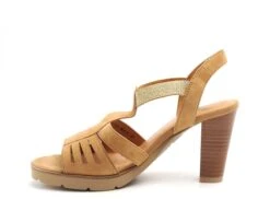 Mamzelle Nu Pieds Talons Femme Taxon Marron -REN Chaussures Magasin 9950401 3