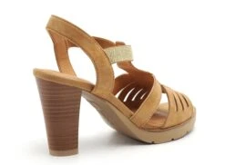 Mamzelle Nu Pieds Talons Femme Taxon Marron -REN Chaussures Magasin 9950401 5