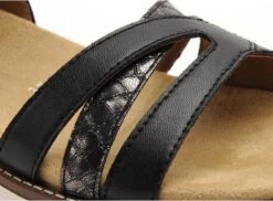 Remonte Nu Pieds Plats Femme D2046 Noir -REN Chaussures Magasin 9950701 6