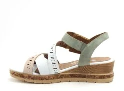 Remonte Nu Pieds Talons Femme D3064 Blanc -REN Chaussures Magasin 9951402 3