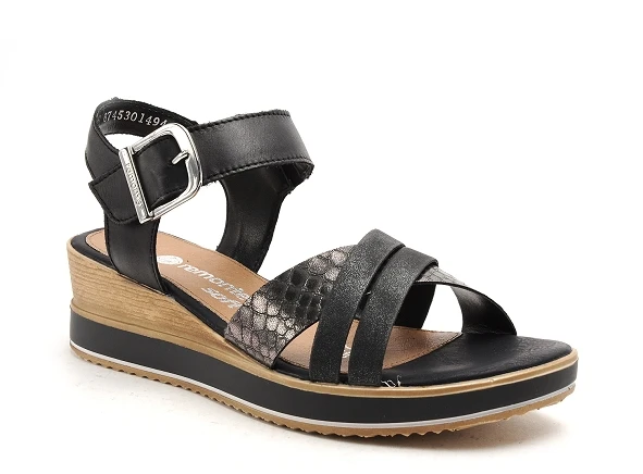 Remonte Nu Pieds Talons Femme D6454 Noir 2 Remonte Nu Pieds Talons Femme D6454 Noir – Image 2