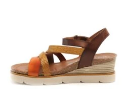 Dorking Nu Pieds Talons Femme Agnes D9055 Orange -REN Chaussures Magasin 9979401 3