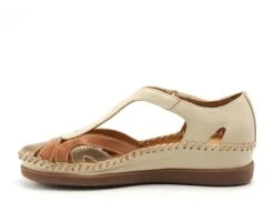 Pikolinos Nu Pieds Plats Femme Cadaques 1569 Beige -REN Chaussures Magasin 9984501 3