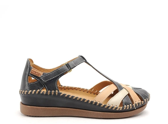 Pikolinos Nu Pieds Plats Femme Cadaques 0732 Bleu 1 Pikolinos Nu Pieds Plats Femme Cadaques 0732 Bleu