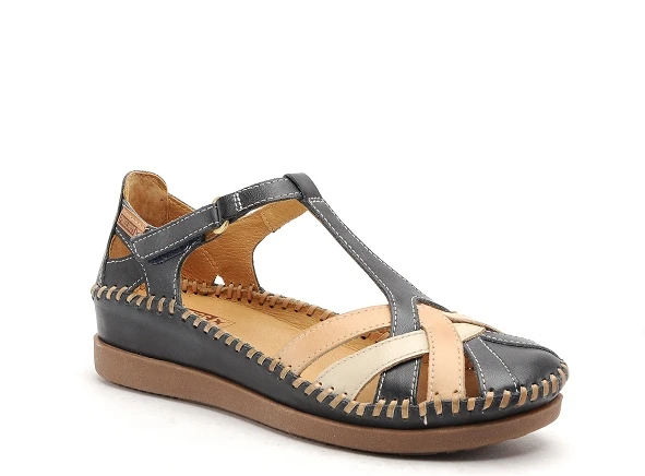 Pikolinos Nu Pieds Plats Femme Cadaques 0732 Bleu 2 Pikolinos Nu Pieds Plats Femme Cadaques 0732 Bleu – Image 2