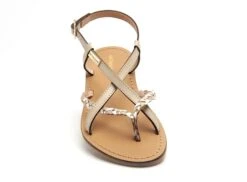 Les Tropeziennes Nu Pieds Plats Femme Chou F Beige -REN Chaussures Magasin 9990901 4