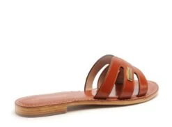 Les Tropeziennes Mules Et Sabots Plats Femme Damia F Orange -REN Chaussures Magasin 9991001 5