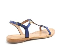 Les Tropeziennes Nu Pieds Plats Femme Hamess F Bleu -REN Chaussures Magasin 9991201 5