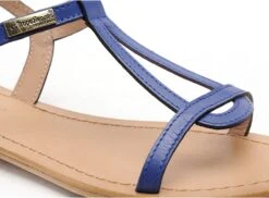 Les Tropeziennes Nu Pieds Plats Femme Hamess F Bleu -REN Chaussures Magasin 9991201 6