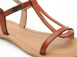 Les Tropeziennes Nu Pieds Plats Femme Hamess F Orange -REN Chaussures Magasin 9991202 6