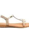 Les Tropeziennes Nu Pieds Plats Femme Hamess F Beige